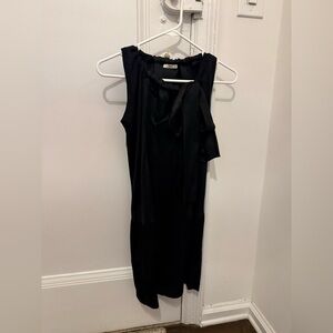 Prada Black Silk Mini Dress